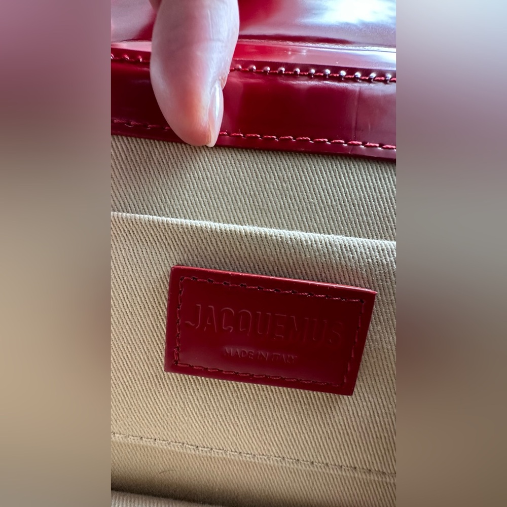 Jacquemus Red Leather Bag - Picture 5 of 16